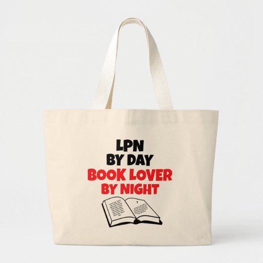 LPN資産台帳愛好者 ラージトートバッグ (正面)