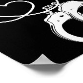 Lpn Correctional Nurse Nursing Stethoscope Officer ポスター (角)