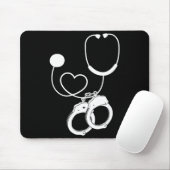 Lpn Correctional Nurse Nursing Stethoscope Officer マウスパッド (マウス)