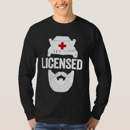 LPN  For Men Licensed Male LPN Nurse Tシャツ (正面)
