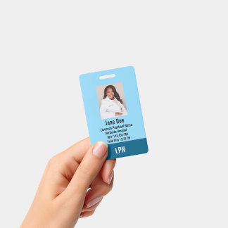 LPN(Licensed Practical Nurse、実務看護師)フォトIDバッジ バッジ