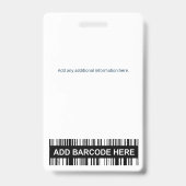 LPN Licensed Practical Nurse Photo Hospital Logo  バッジ (裏面)