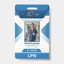 LPN Licensed Practical Nurse Photo Hospital Logo 
