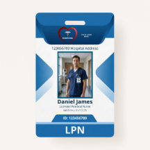 LPN Licensed Practical Nurse Photo Hospital Logo 