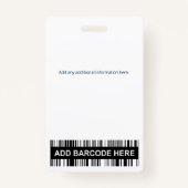 LPN Licensed Practical Nurse Photo Hospital Logo  バッジ (裏面)