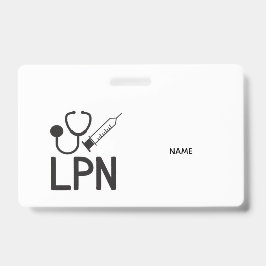 LPN Name Badge バッジ