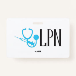 LPN Name Badge バッジ