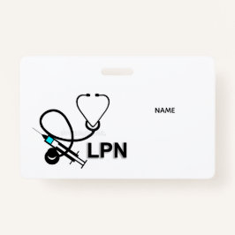 LPN Name Badge バッジ