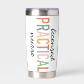 LPN Tumbler - Personalized Licensed Practical Nurs 保温保冷タンブラー (正面)
