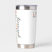 LPN Tumbler - Personalized Licensed Practical Nurs 保温保冷タンブラー (左面)