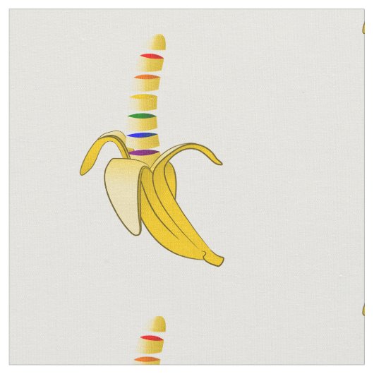 LQBQTプライドユーモアのあるバナナ ファブリック (クローズアップ)