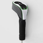 LRかわいいの黒いラボアニメ ゴルフヘッドカバー (アングル)