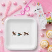 lrチョコレート研究所の漫画 ペーパープレート (パーティー)