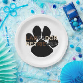 LRネームページ ペーパープレート (パーティー)