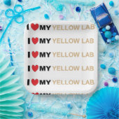 LR黄色の愛 ペーパープレート (パーティー)