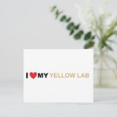 LR黄色の愛 ポストカード (スタンド正面)