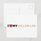 LR黄色の愛 ポストカード (正面/裏面)