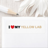 LR黄色の愛 ラベル (インサイチュ)