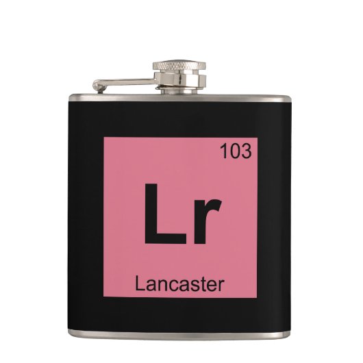 Lr - ペンシルベニア州ランカスター 化学記号 フラスク (正面)