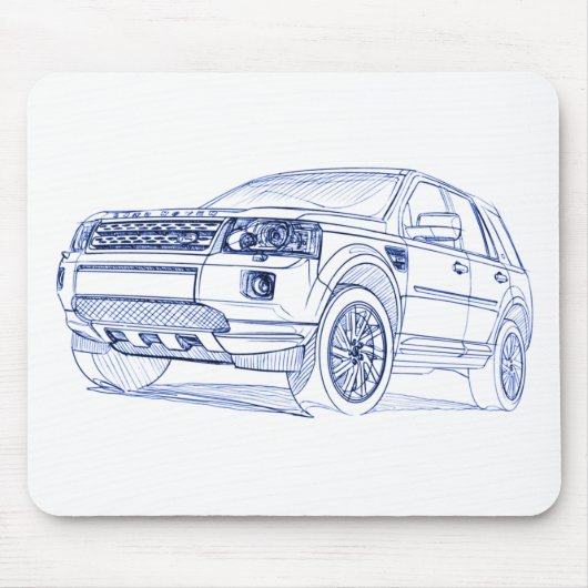LR Freelander 2011年 マウスパッド (正面)