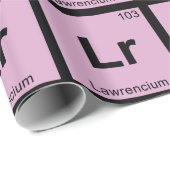Lr - Lawrencium Chemistry周期表記号 ラッピングペーパー (ロールコーナー)