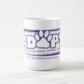 "LRAVで"のマグ採用して下さい コーヒーマグカップ (中央)