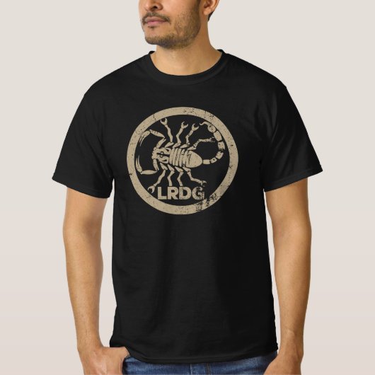 LRDG - Long Range Desert Group Badge Tシャツ (正面)