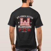 LRN OP管理者の義務的な楽しみ ブラック Tシャツ (裏面)