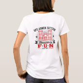 LRN OP 強制的な楽しみ ホワイト 女性 Tシャツ (裏面)