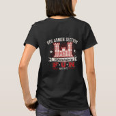 LRN OP 必須の楽しさ ブラック 女性 Tシャツ (裏面)