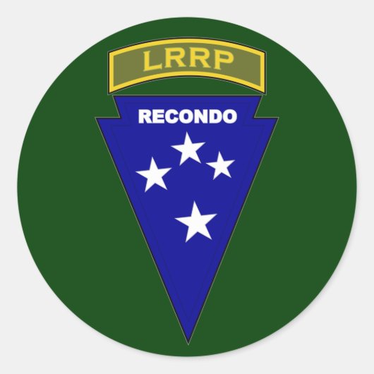LRRPレコンド – アメリカ1 ラウンドシール (正面)