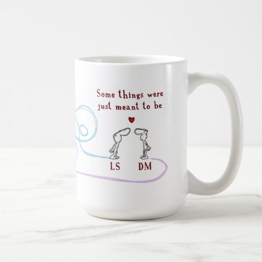 "LSハートDM " コーヒーマグカップ (右)