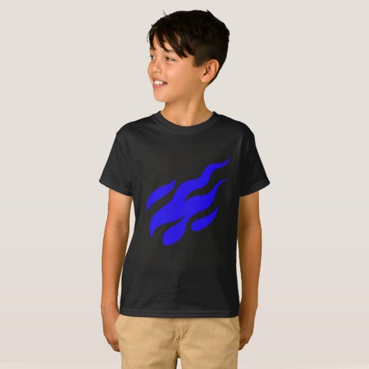 L's Blue炎 Tシャツ (正面フル)