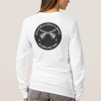 LS tシャツの女性の支援は、ほとんど行わないと誓う Tシャツ