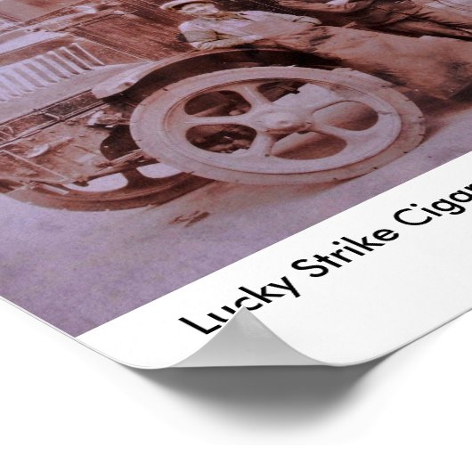 LS Truck Print Copy, Lucky Strike Cigarette del... ポスター (角)