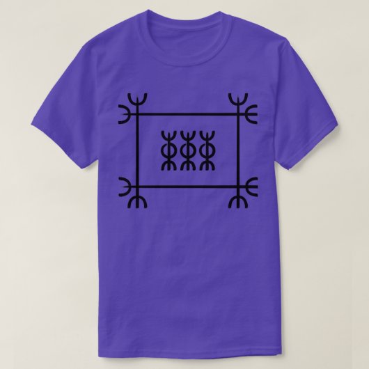 Lsabrjtur or Lock Breaker Icelandic staves viking  Tシャツ (デザイン正面)