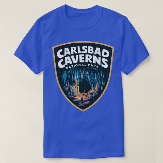 lsbadカーヴァンス国立公園洞窟エンブレム tシャツ (デザイン正面)