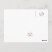 L'Shana Tova : エレガント apple ポストカード (裏面)