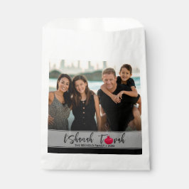 L'Shanah Tovah Pomegranate Elegant Script Photo フェイバーバッグ