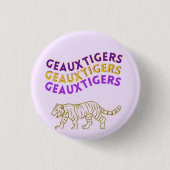 LSU Gameday Button 缶バッジ (正面)