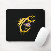 Lsu Tigers Fishing Fish Hook  マウスパッド (マウス)