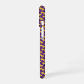 LSU Tigers iPhone 16ケース - パープル&ゴールドケース (左側面)