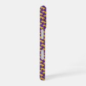 LSU Tigers iPhone 16ケース - パープル&ゴールドケース (右側面)