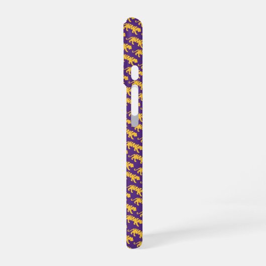 LSU Tigers iPhone 16 Case - Purple & Gold Case iPhone 16ケース (左側面)
