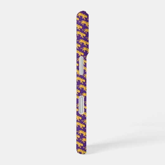 LSU Tigers iPhone 16 Case - Purple & Gold Case iPhone 16ケース (右側面)