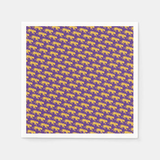 LSU Tigers Party Napkins - Tiger Print LSU Party スタンダードカクテルナプキン