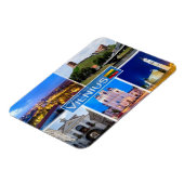 LTリトアニアラトビアリエトゥヴァ – ビリニュス –  マグネット (左側)