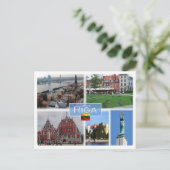 LTリトアニア – リガラトビアリートゥヴァ –  ポストカード (スタンド正面)