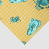 Lt Blueおよび金ゴールドシ航海のリーズデザイン12 薄葉紙 (詳細)