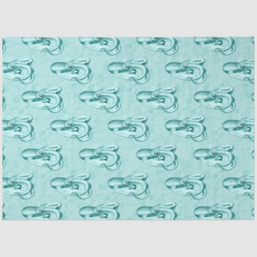 Lt Blueおよび金ゴールドシ航海のリーズデザイン14 薄葉紙 (正面)